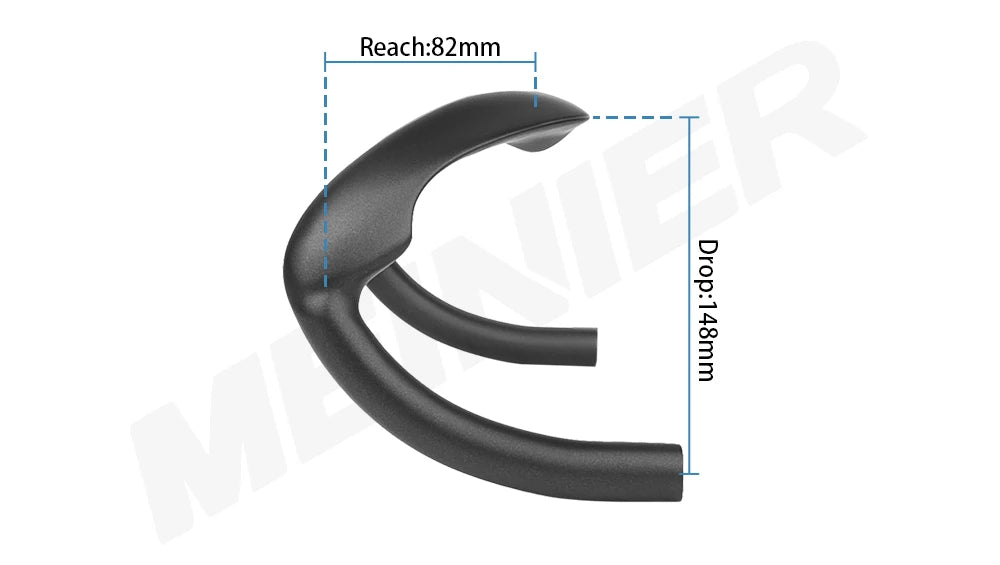 Carbon Road Bike Handlebar 385mm 31.8mm Track Bike Handlebars for Racing Bike