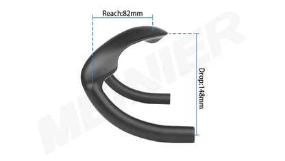 Carbon Road Bike Handlebar 385mm 31.8mm Track Bike Handlebars for Racing Bike