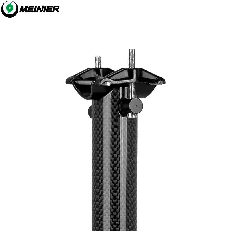 Carbon Fiber Bicycle Seat Post 33.9mm Lightweight Cycle Seatpost for Folding Bike