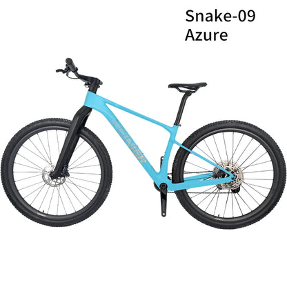 29er Carbon Mountain Bike with Fully Hidden Handlebar Hardtail Mountain Bike Super Light Disc Carbon Fiber Mtb Bike