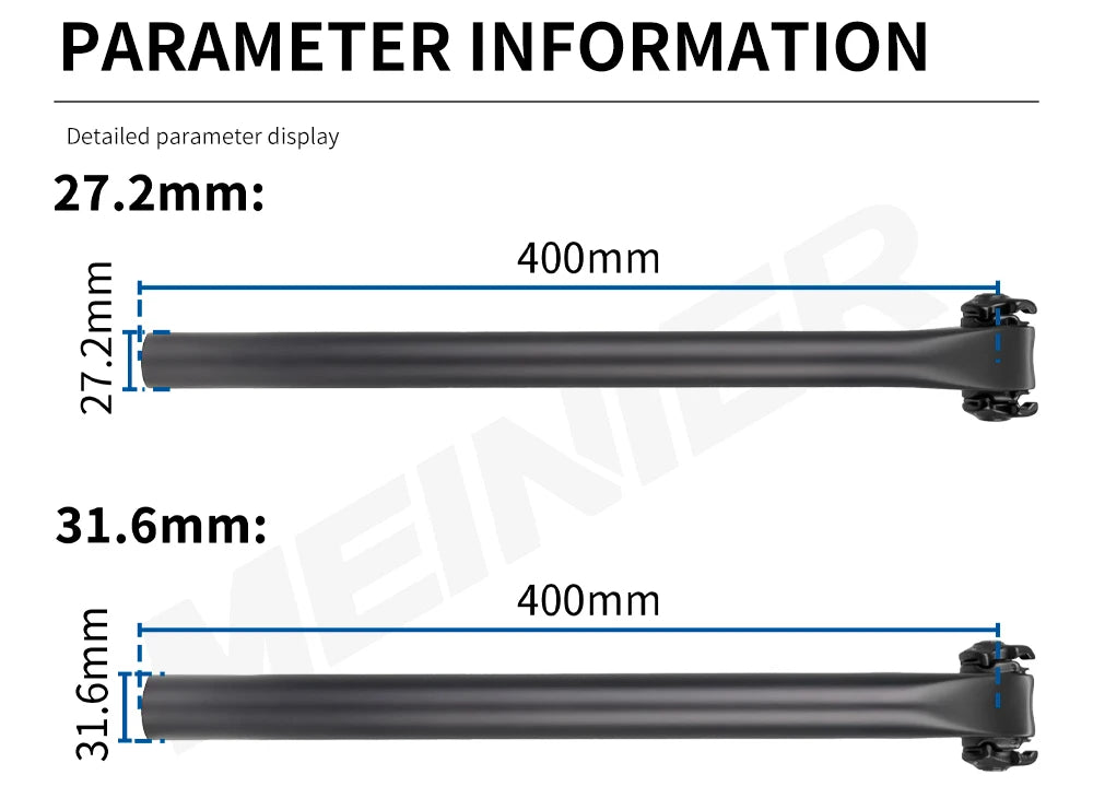 Lightweight Carbon Gravel Bike Seatpost 27.2mm 31.6mm for Road Mountain Bike MTB Parts