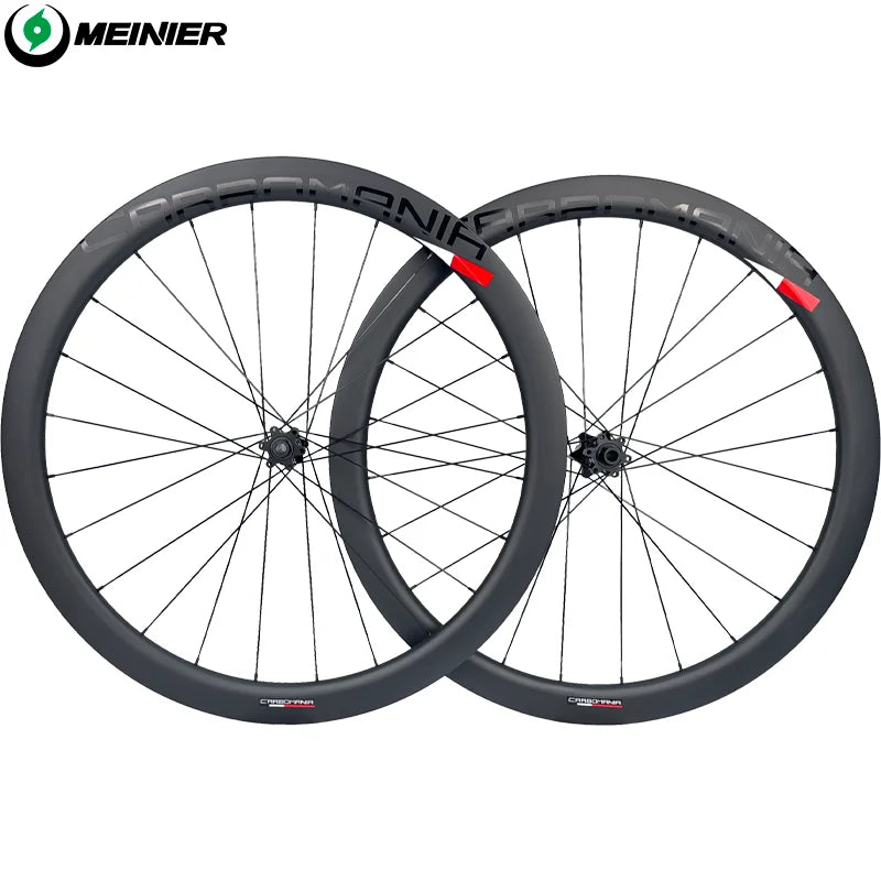 Durable Carbon Gravel Wheelset 700C 24 Hole Disc Brake Road Bike Wheel Set  Gravel Bike Clincher Width 31mm