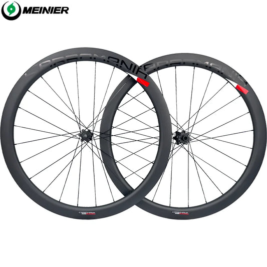 Durable Carbon Gravel Wheelset 700C 24 Hole Disc Brake Road Bike Wheel Set  Gravel Bike Clincher Width 31mm