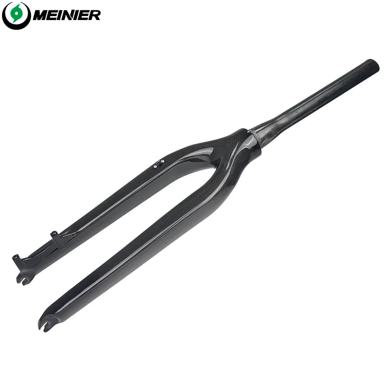 Full Carbon MTB Fork 26 Inch Straight Bicycle Front Fork Disc Brake for Max 2.35 Tire