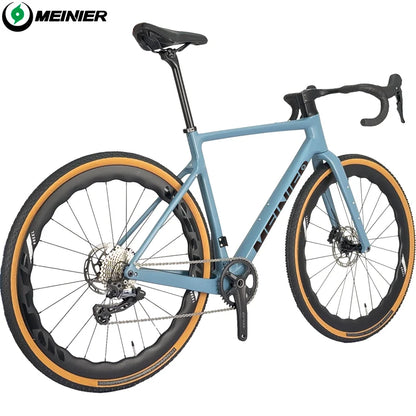 Gravel Handlebar 700c road bike frame road bike Adult Bike Fiber Fork  Full Carbon Fiber 12°  wheelset T800 Carbon Fiber wheels