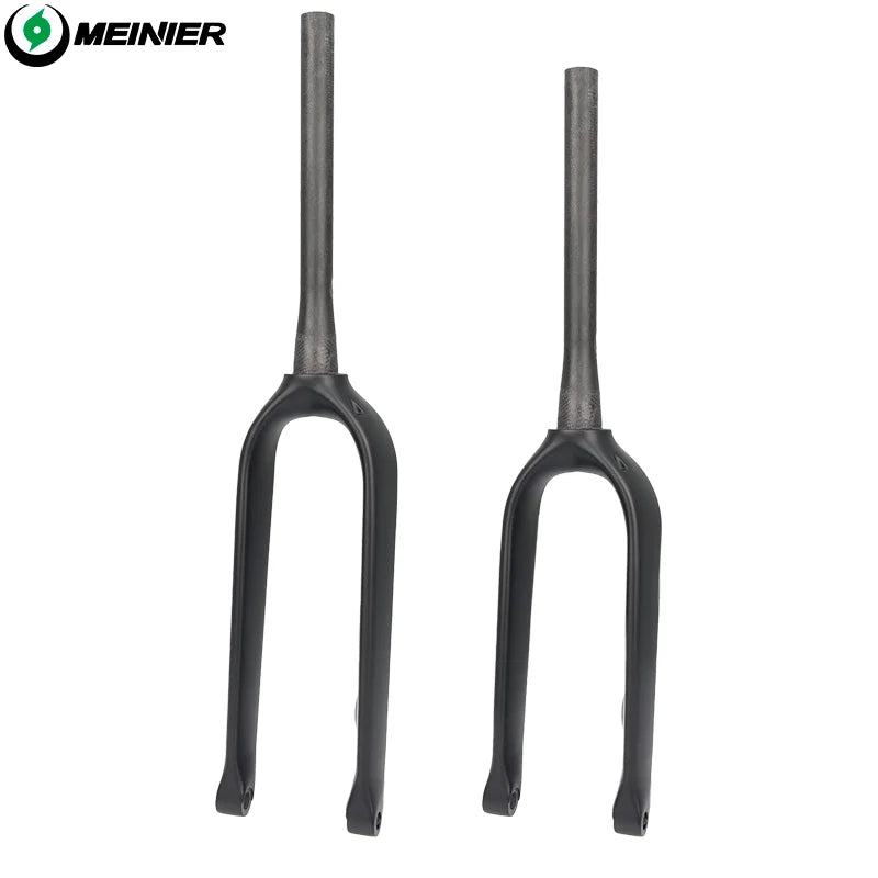 Lightweight Carbon Fiber MTB Rigid Fork 20er 24er Customizable Color 28.6mm Bicycle Front Fork