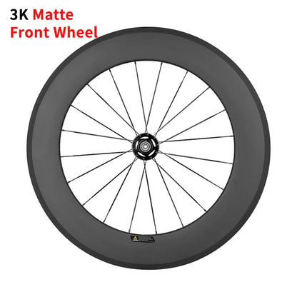 Carbon Racing Bike Wheels Front 88MM Rear 88MM Rim Brake Track Bike Wheels 700c