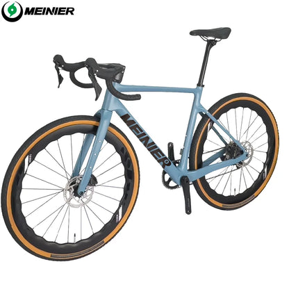 Gravel Handlebar 700c road bike frame road bike Adult Bike Fiber Fork  Full Carbon Fiber 12°  wheelset T800 Carbon Fiber wheels