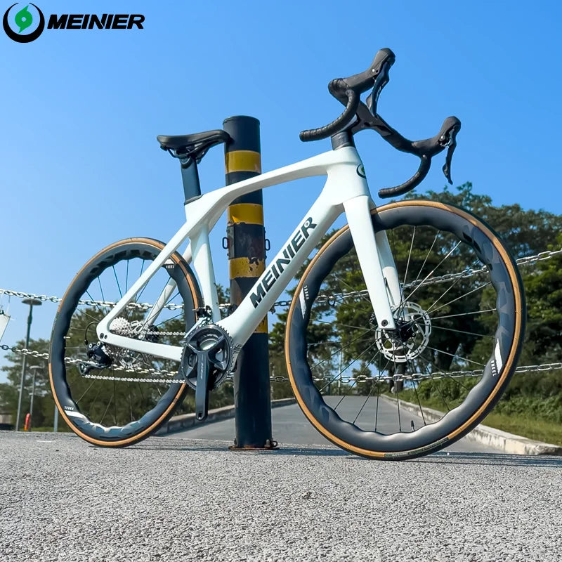 700C Carbon Road Bike Wheelset 55mm Rim Depth Disc Brake Lightweight Racing Wheels for Road Bikes