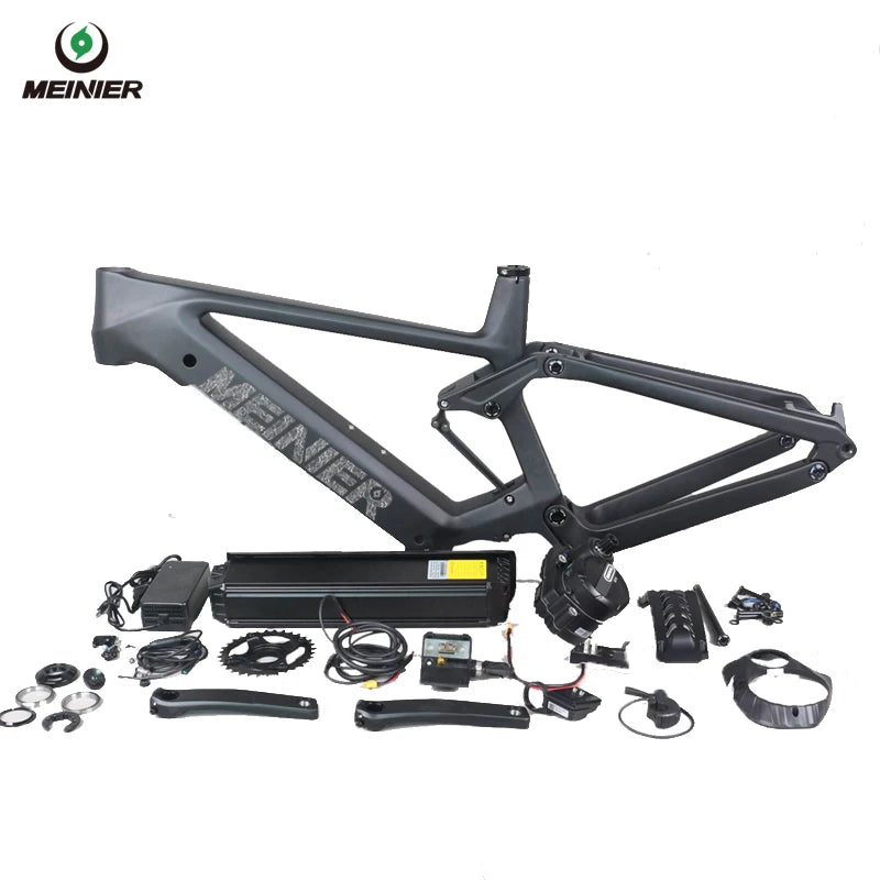 full suspension electric mountain bike frame electric mountain bike full suspension frame 29 inch fat tire Fit 29*2.6tire