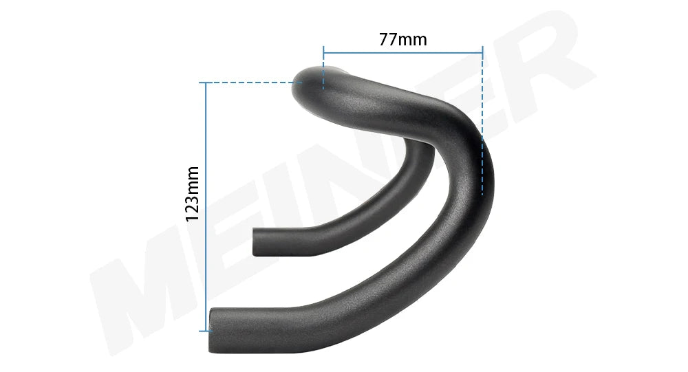 Lightweight Carbon Fiber Track Bike Handlebar 31.8MM Drop Bar for Road Bicycle High Performance