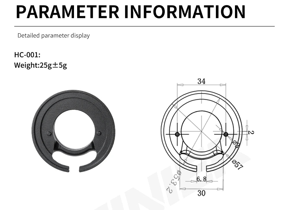 Aluminum Alloy Bike Headset Cap Cover 57mm/44.5mm for Front Fork Headset Cap Bicycle Accessories