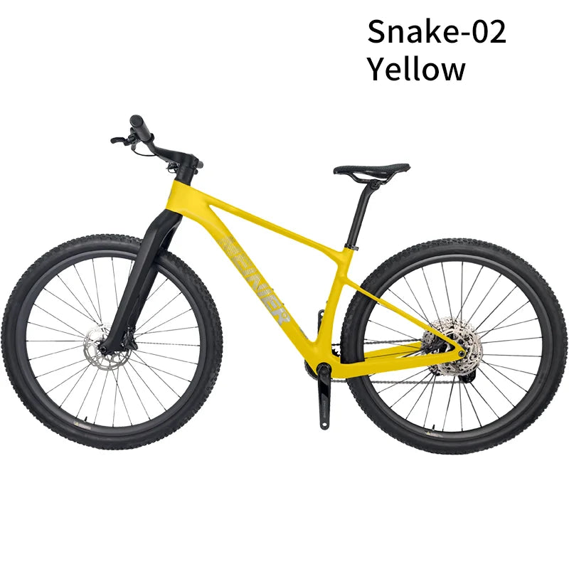 29er Carbon Mountain Bike with Fully Hidden Handlebar Hardtail Mountain Bike Super Light Disc Carbon Fiber Mtb Bike