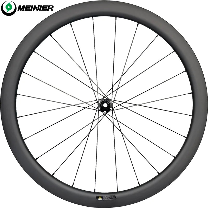 Lightweight 700C Carbon Road Bike Wheelset 50MM Rim Depth Disc Brake Wheelset Clincher