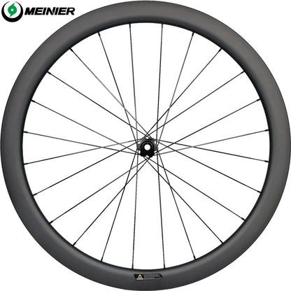 Lightweight 700C Carbon Road Bike Wheelset 50MM Rim Depth Disc Brake Wheelset Clincher
