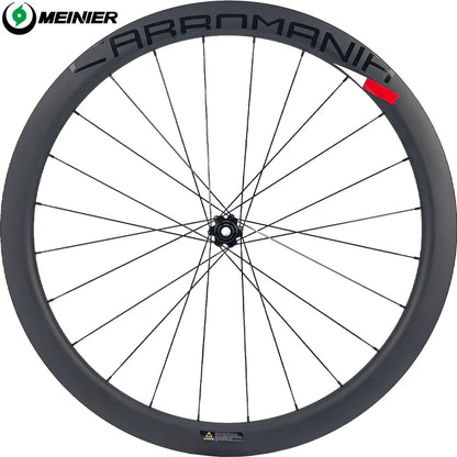 Durable Carbon Gravel Wheelset 700C 24 Hole Disc Brake Road Bike Wheel Set  Gravel Bike Clincher Width 31mm