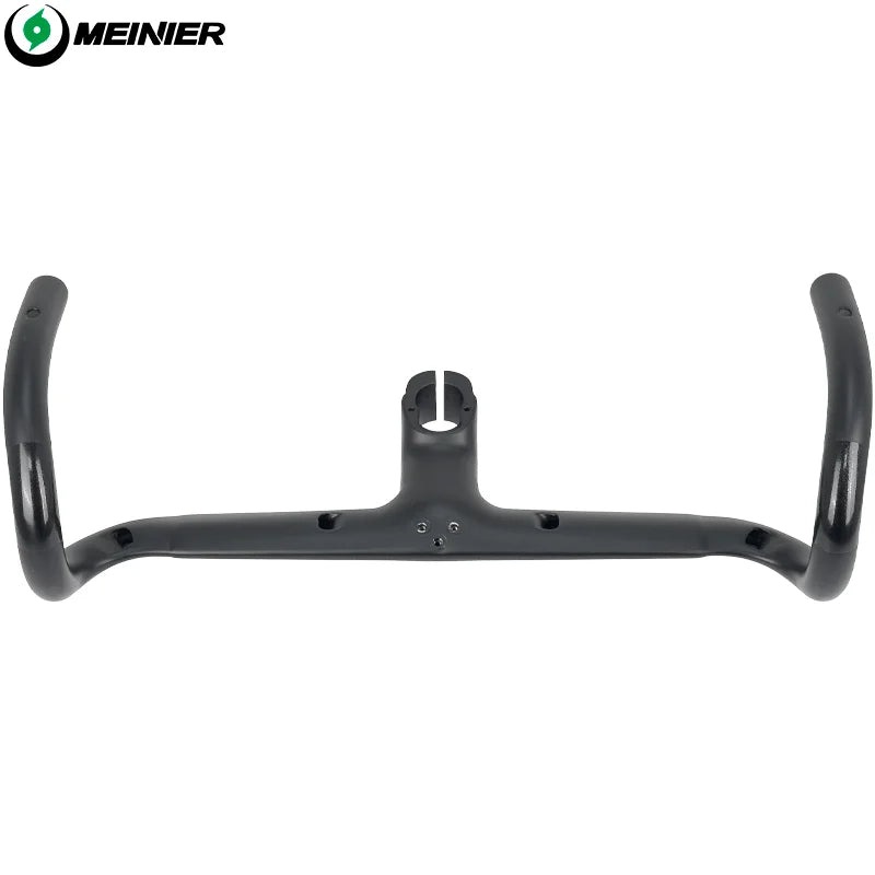 Carbon Fiber Road Bike Carbon Handlebar 420x90/100/110/120mm Integrated Handlebar Fully Hidden Cabel