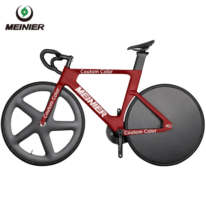 700C carbon bike Fixed Gear track bike bicycle Single Speed track bike Carbon Fiber Front  5 Spokes carbon rear closed Wheelset