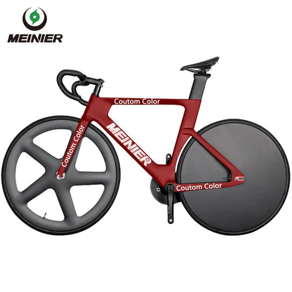 700C carbon bike Fixed Gear track bike bicycle Single Speed track bike Carbon Fiber Front  5 Spokes carbon rear closed Wheelset