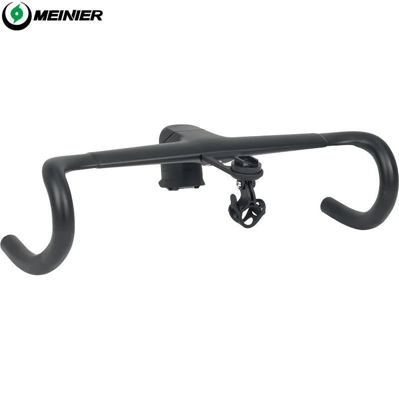 Carbon Fiber Road Bike Carbon Handlebar 420x90/100/110/120mm Integrated Handlebar Fully Hidden Cabel