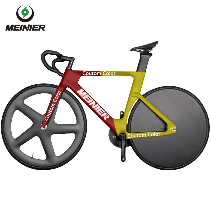 700C carbon bike Fixed Gear track bike bicycle Single Speed track bike Carbon Fiber Front  5 Spokes carbon rear closed Wheelset
