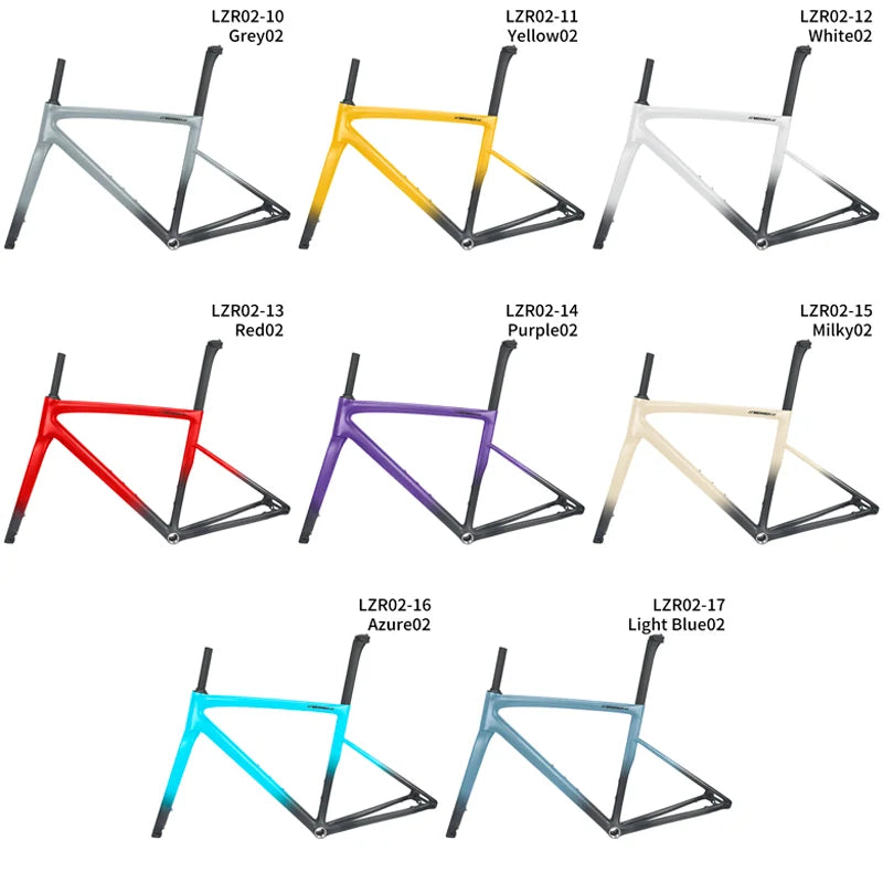 High Performance Carbon Road Bike Frameset BSA UDH 142x12mm Hub Disc Brake Lightweight for Racing Bike