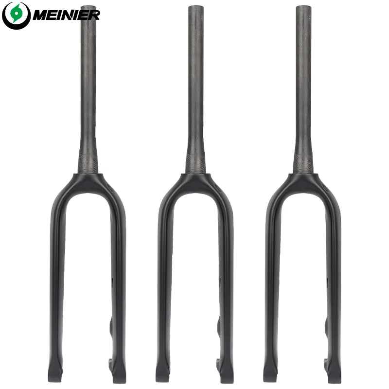 Lightweight Carbon Fiber MTB Rigid Fork 20er 24er Customizable Color 28.6mm Bicycle Front Fork