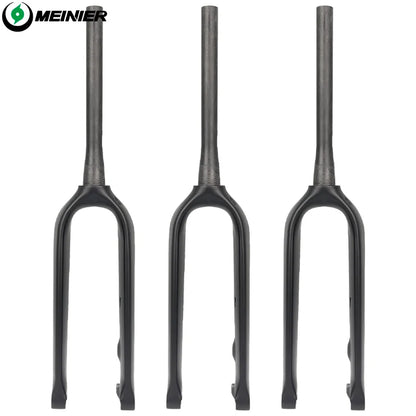Lightweight Carbon Fiber MTB Rigid Fork 20er 24er Customizable Color 28.6mm Bicycle Front Fork