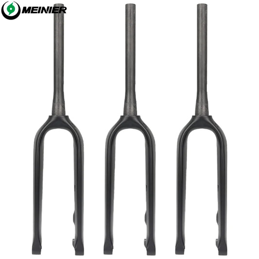 Lightweight Carbon Fiber MTB Rigid Fork 20er 24er Customizable Color 28.6mm Bicycle Front Fork