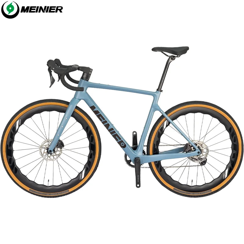 Gravel Handlebar 700c road bike frame road bike Adult Bike Fiber Fork  Full Carbon Fiber 12°  wheelset T800 Carbon Fiber wheels