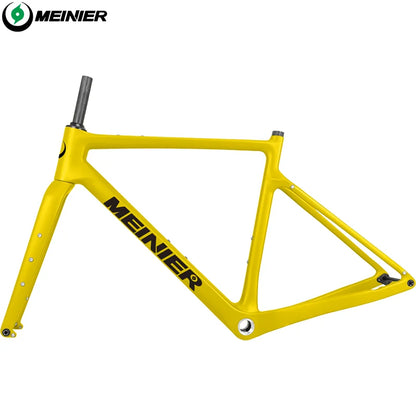 NEW Carbon Gravel Frame Flat Mount Disc Brake 700C*47C Threaded BSA Internal Cable Gravel Bicycle Frameset Road Bike