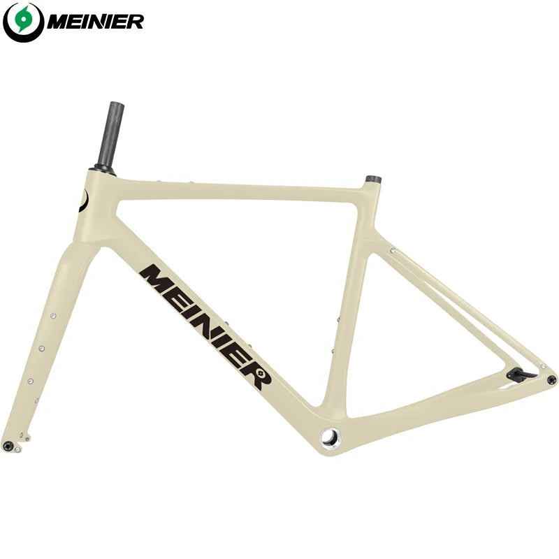 NEW Carbon Gravel Frame Flat Mount Disc Brake 700C*47C Threaded BSA Internal Cable Gravel Bicycle Frameset Road Bike