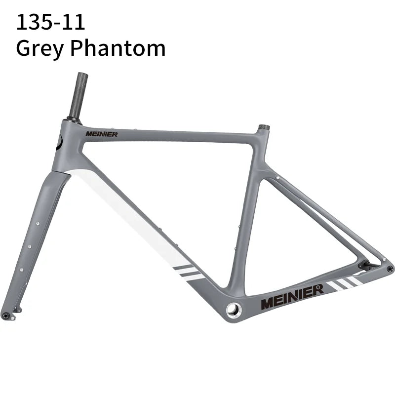 NEW Carbon Gravel Frame Flat Mount Disc Brake 700C*47C Threaded BSA Internal Cable Gravel Bicycle Frameset Road Bike