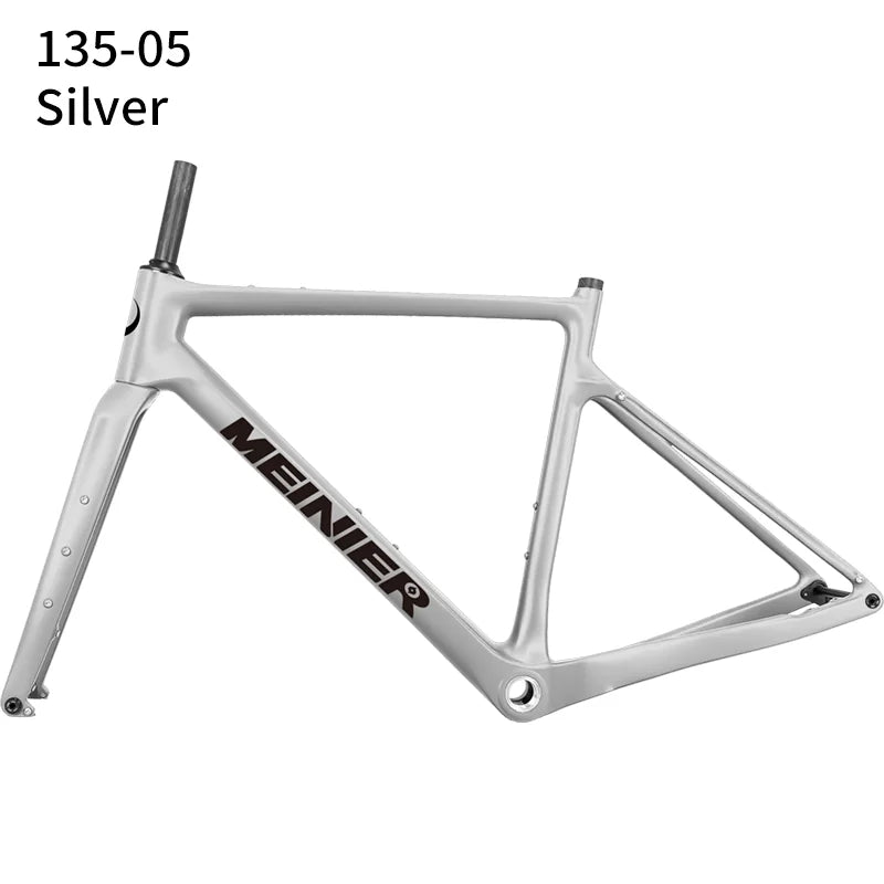 NEW Carbon Gravel Frame Flat Mount Disc Brake 700C*47C Threaded BSA Internal Cable Gravel Bicycle Frameset Road Bike