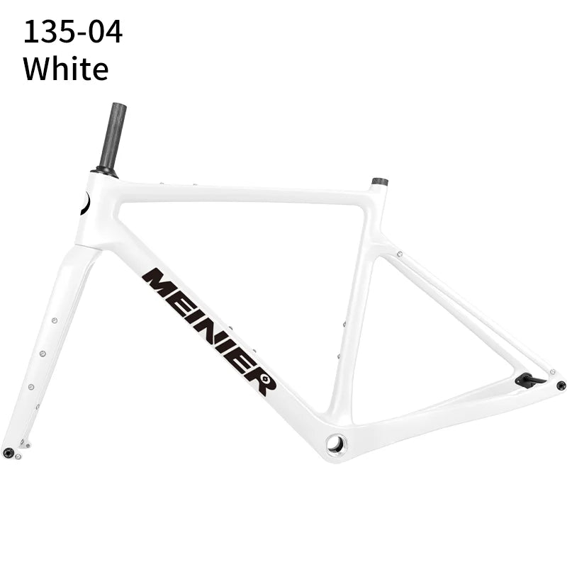 NEW Carbon Gravel Frame Flat Mount Disc Brake 700C*47C Threaded BSA Internal Cable Gravel Bicycle Frameset Road Bike