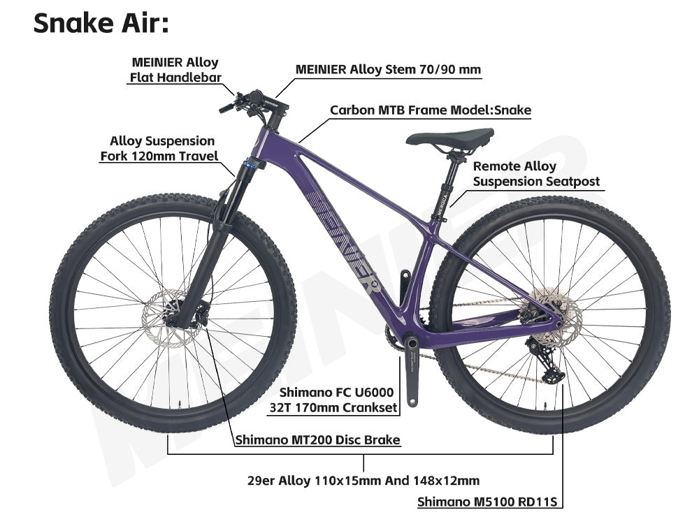 29inch Carbon Fiber Mountain Bike