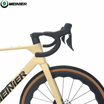 GRL615 Plus Full Carbon Gravel Road Bike 105 R7170 Di2 2x12S Full Internal Cable Routing Carbon Fiber Frame All Road Bicycle