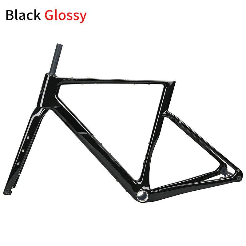MEINIER GRL17 Gravel Frame Carbon Disc Brake Max Tire 700x57C Tool Box Custom Colors Road Bike Frame Lightweight Adventure