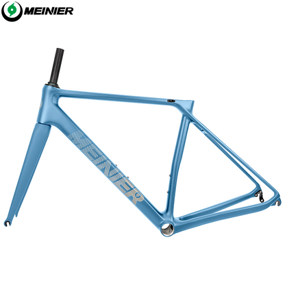 Customized Color Carbon Bike Frames for Road Bicycles Road Frame T1000 Carbon Fibre  700C V-Brake