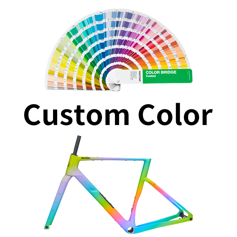 MEINIER GRL17 Gravel Frame Carbon Disc Brake Max Tire 700x57C Tool Box Custom Colors Road Bike Frame Lightweight Adventure