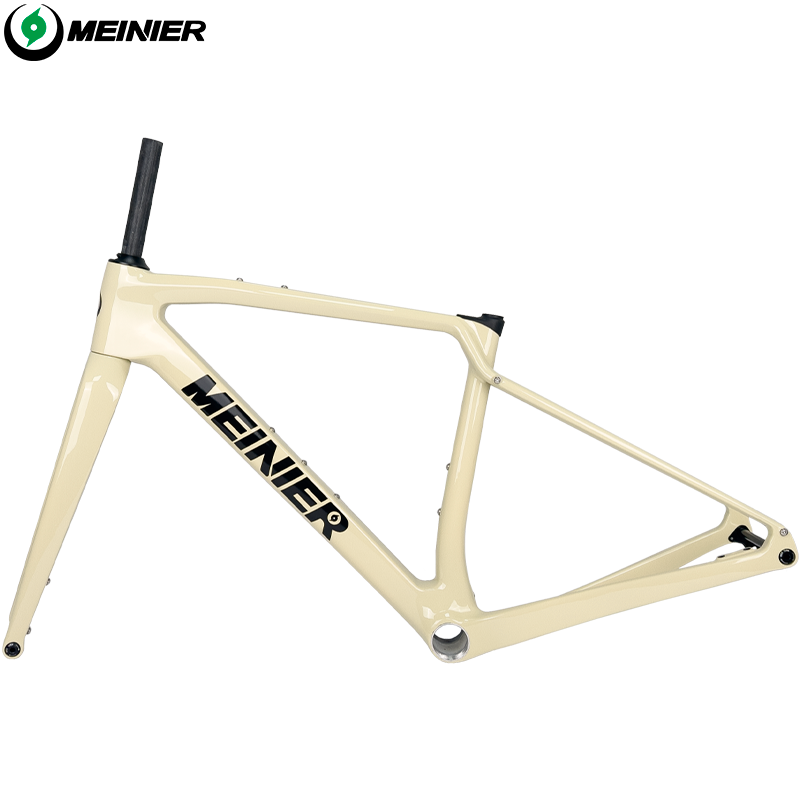 Lightweight Carbon Gravel Bike Frame 700Cx47C Max Tire 142x12mm Axle Disc Brake Cyclocross Frame