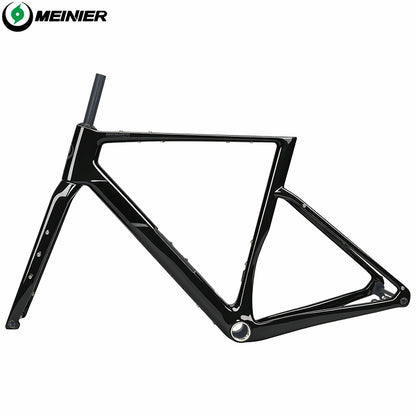 MEINIER GRL17 Gravel Frame Carbon Disc Brake Max Tire 700x57C Tool Box Custom Colors Road Bike Frame Lightweight Adventure