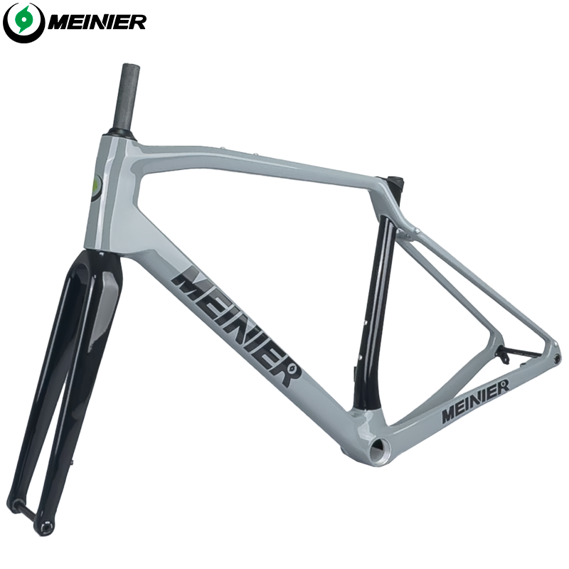 T1000 Carbon Gravel Frame 700C*47C T47 Flat Mount Disc Brake Gravel Bicycle Frameset Road Bike Frame Cyclocross Bike