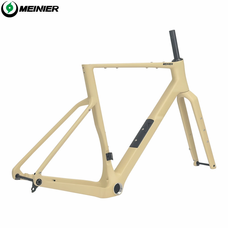 MEINIER GRL17 Gravel Frame Carbon Disc Brake Max Tire 700x57C Tool Box Custom Colors Road Bike Frame Lightweight Adventure
