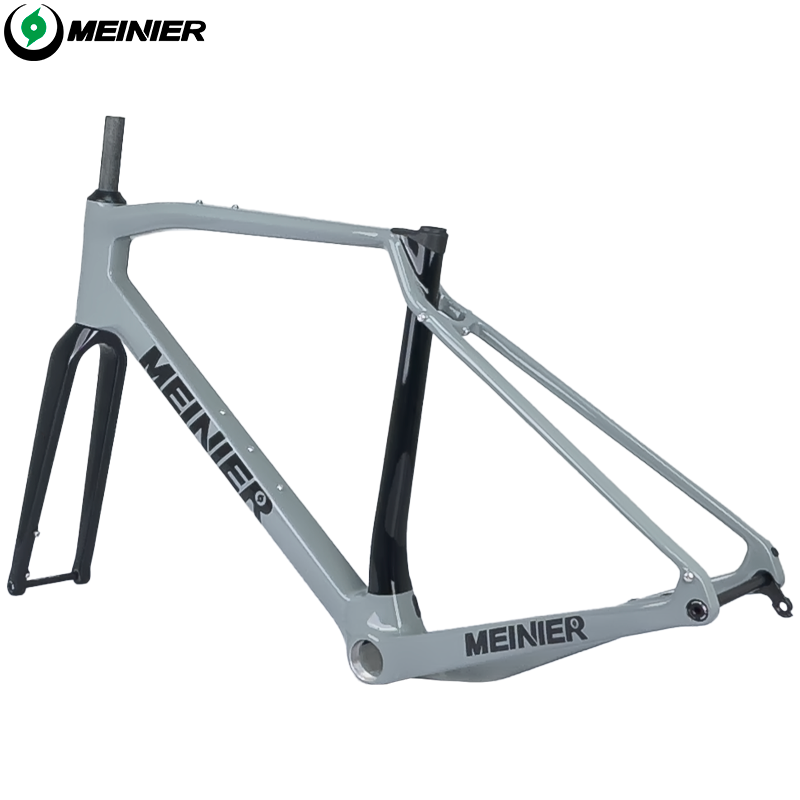 T1000 Carbon Gravel Frame 700C*47C T47 Flat Mount Disc Brake Gravel Bicycle Frameset Road Bike Frame Cyclocross Bike