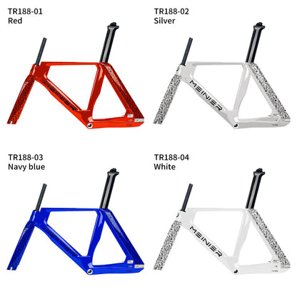 Full carbon Track Bike Frame Fork Seatpost Fixed gear UD matt Fork 700C