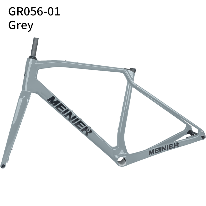 Carbon Gravel Frame Hub142x12mm Axle Disc Brake T47 Cyclocross Frame with Integrated Handlebar Gravel Bicycle Frame