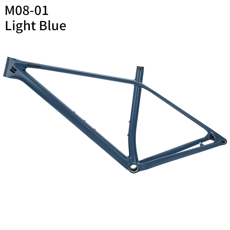 M08 T1000 Carbon MTB Frame Max 29erx2.4Tire Internal Cable Routing Ultralight Hardtail Frame BSA UDH