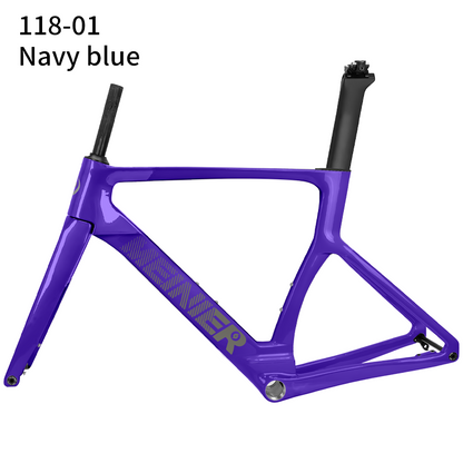Wholesale Factories Carbon Fiber Road Bike Frame 700C Max 32C Tire Carbon Road Bike Frame Disc Brake Racing Bike Frame