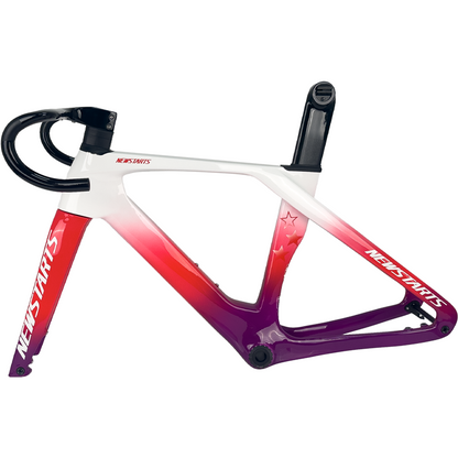 24er Carbon Road Bike Frame Max 32C Tire Disc Brake Lightweight Road Bike Frame Set for Kids Bike